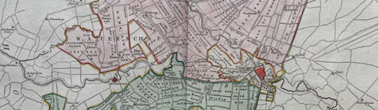 Nieuwe aanwinst: ‘oudtijds gekleurde’ kaart uit 1753 van Isaak Tirion