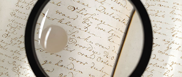Cursus Paleografie voor Gevorderden – Volgeboekt
